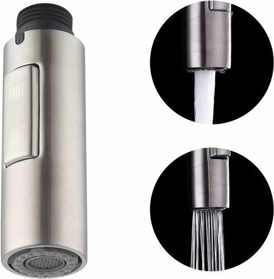 Faucet attachment - 2 functions - Faucet head - Washing dishes - Kitchen faucet - Water saving - Flexible V1188-NK-BOL-445
