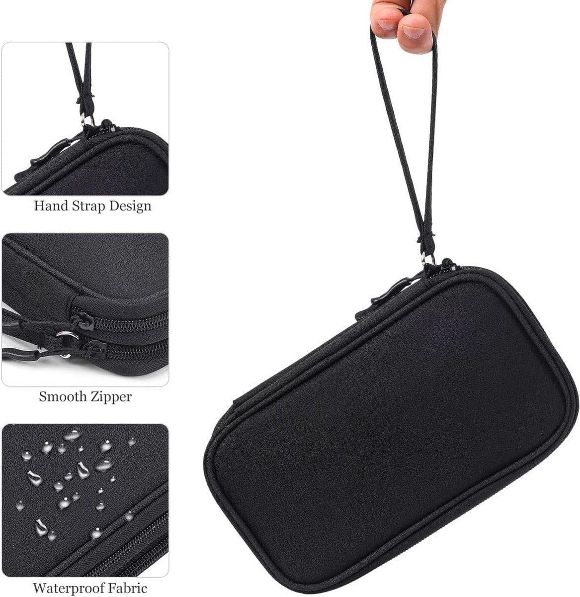 Bag Organizer - Electronics & Accessories Organizer Bag - Cable Organizer Bag - Storage Bag for Cables, V1188-NK-BOL-449