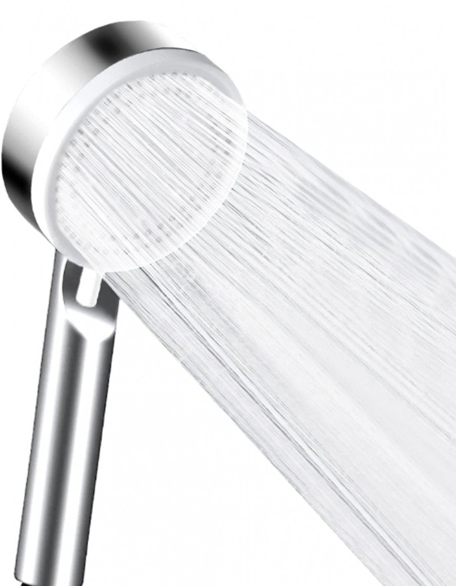 Shower head - 5 jet types - Wellness - 5 spray modes - silver - Better skin - Hand shower - Antibacterial - V1188-NK-BOL-457