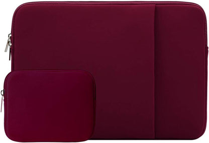 Laptop sleeve - 13 inch - 2-piece - Laptop bag - Suitable for 13 inch laptop - with extra case - Red V1188-NK-BOL-46