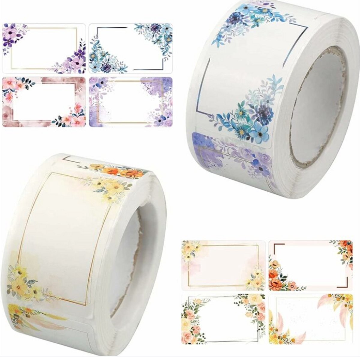 Self-adhesive jam stickers - 250 pieces - 2 pieces - Ideal for jam jars - Labels - Kitchen label - spice jar V1188-NK-BOL-467
