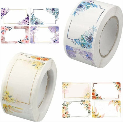 Self-adhesive jam stickers - 250 pieces - 2 pieces - Ideal for jam jars - Labels - Kitchen label - spice jar V1188-NK-BOL-467