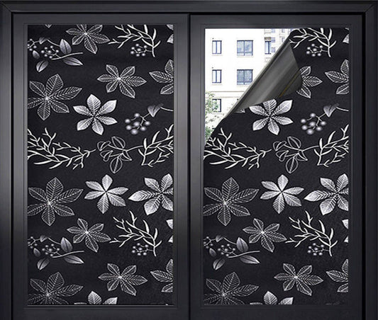 Window Film - Blackout Window Film - Blackout Window Film - Sun Protection - Anti-glare - Adhesive Window V1188-NK-BOL-476