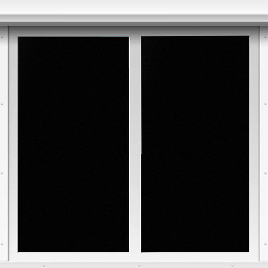 2 pieces Window Film - Blackout Window Film - Sun Protection - Anti-glare - Blackout Cloth - Black - V1188-NK-BOL-479