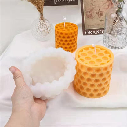 4 pieces - Candle mold - molds - candle mold - candle molds silicone - silicone molds - white - Cylindrical V1188-NK-BOL-48