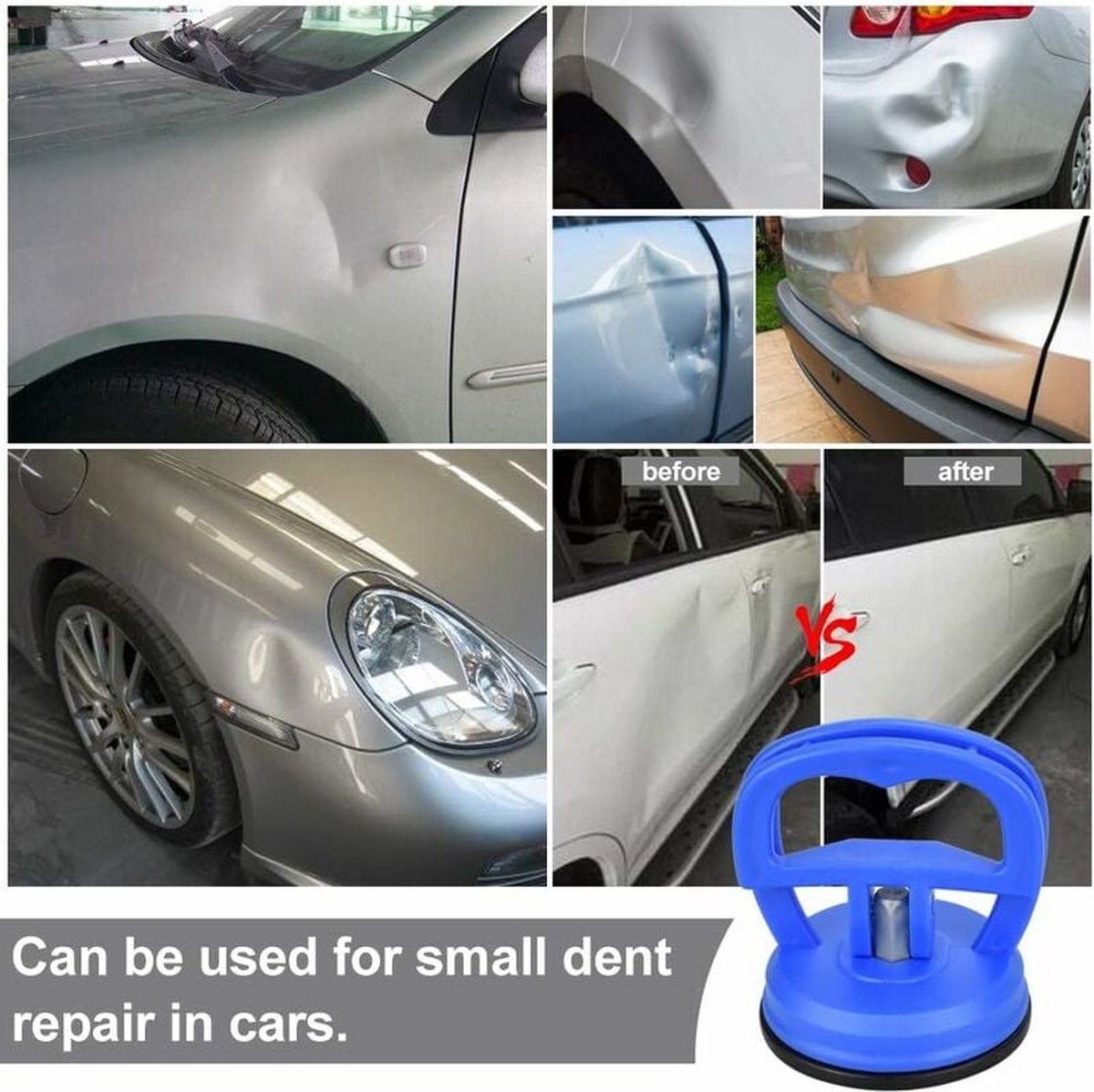 Suction lifter - 4 pieces - car dent repair - 3 kg suction power - universal V1188-NK-BOL-480