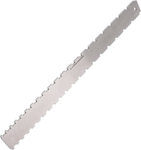 Guitar Neck Notched Straight Edge Luthiers Tool, Notched Fretboard Straight Edge Luthiers Measuring Tool for V1188-NK-BOL-486