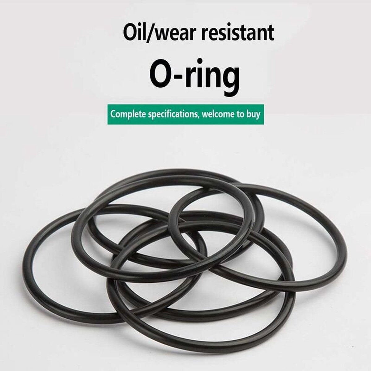 O-rings rubber rings - 225 pieces - 18 sizes - 6x2mm - with assortment box V1188-NK-BOL-494