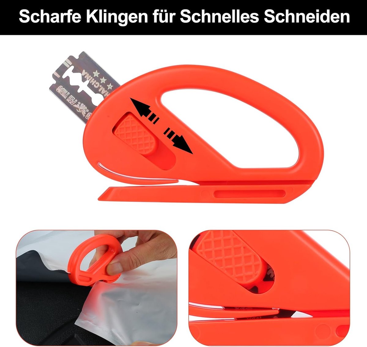 3 Pieces Mini Gift Wrap Cutter - Art Knives - Paper Cutting - Gift Cutter - Gift Wrap Helper Roll Cutter V1188-NK-BOL-498