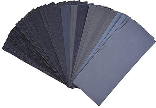 Sandpaper set - 36 pieces - Grit 320/400/ 600/800/ 1000/1200/ 1500/2000/ 2500/3000/ 4000/5000 - Car polishing V1188-NK-BOL-5