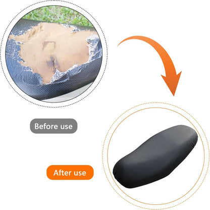Seat cover for electric vehicles and motorcycles - Waterproof - Scratch-resistant - PU - 60*80 cm - Black V1188-NK-BOL-50