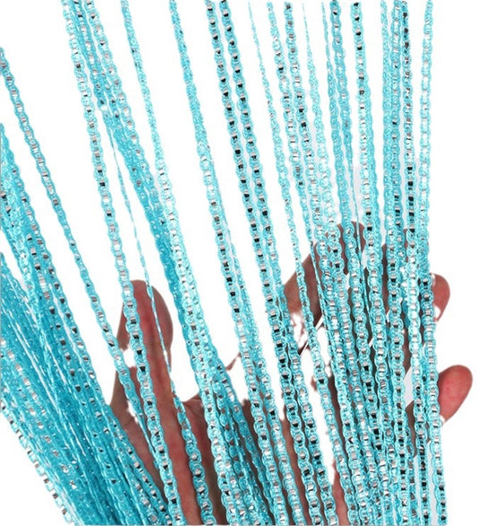 Door curtain - Fly curtain - Door screen - Glitter mosquito net - Anti-fly door curtain - 100 x 200 cm - With V1188-NK-BOL-501