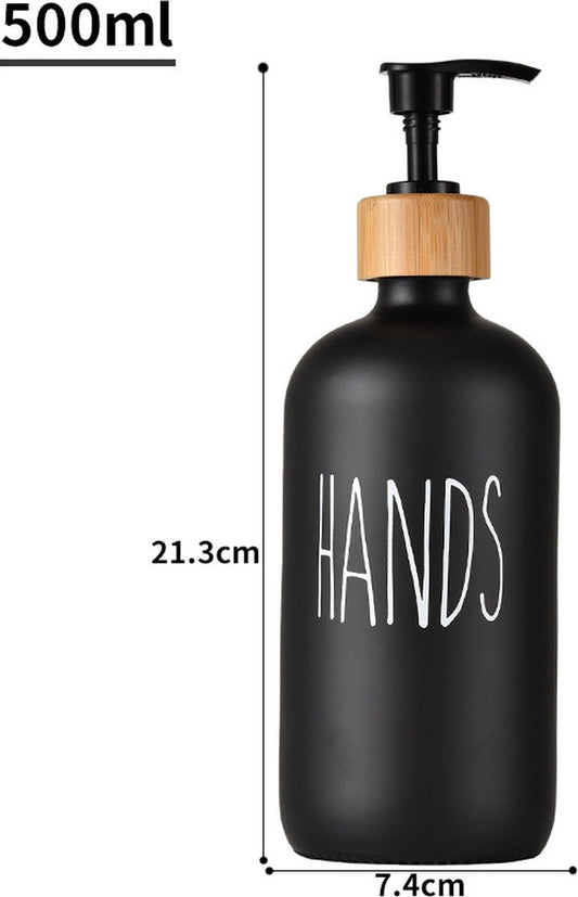1 set of 2 pieces - Soap dispenser set - for hand soap and dish soap - Soap dispensers - Soap dispenser - V1188-NK-BOL-505