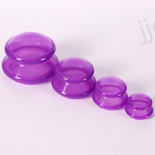 4-piece Cupping cup - Cupping cups - silicone cups - Cupping Set - Cupping for Cellulite - vacuum cup - For V1188-NK-BOL-519