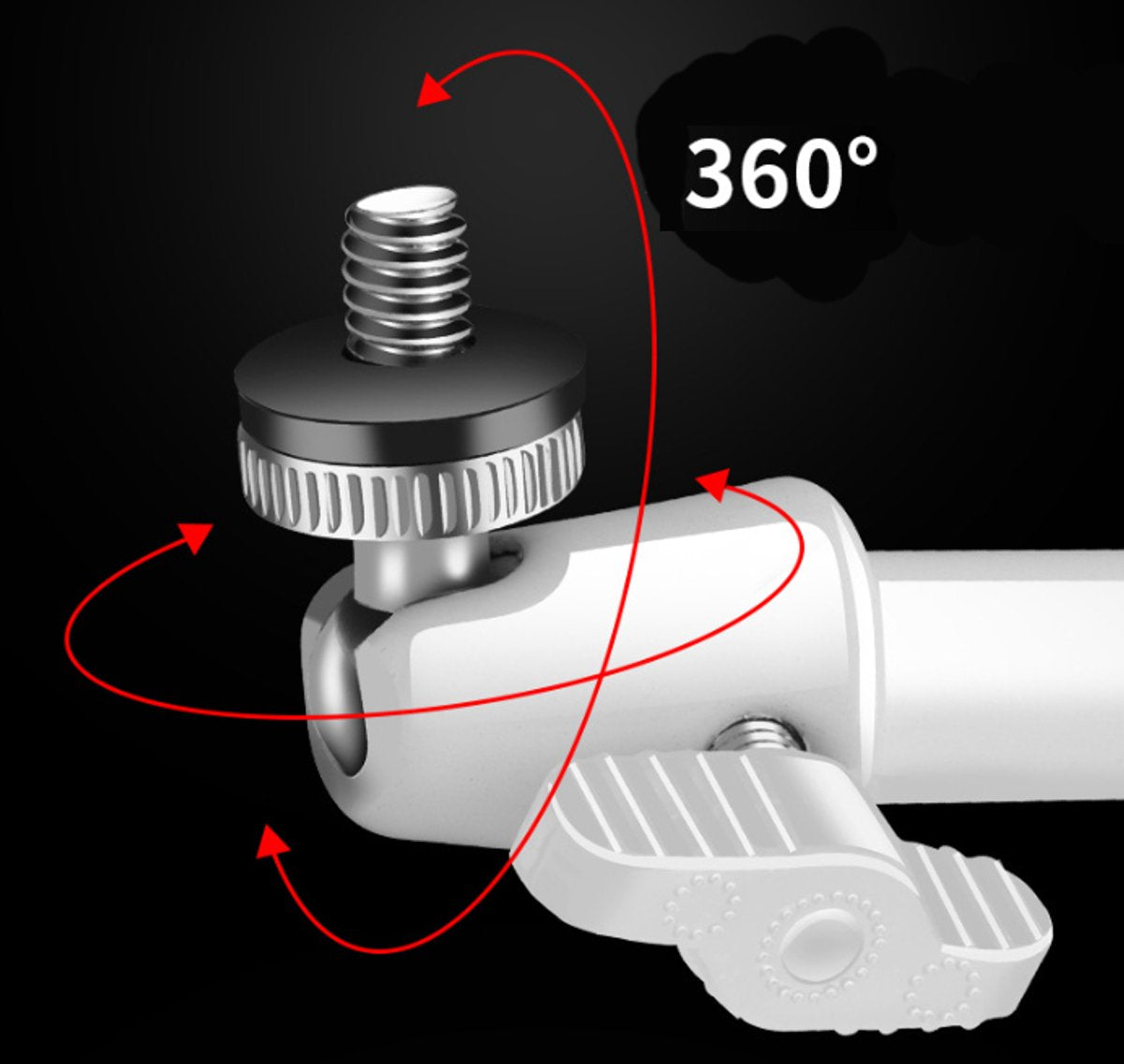 Metal Camera Bracket - 2 pieces - 360 degrees adjustable - Wall mounting - For security cameras - Indoor and V1188-NK-BOL-524
