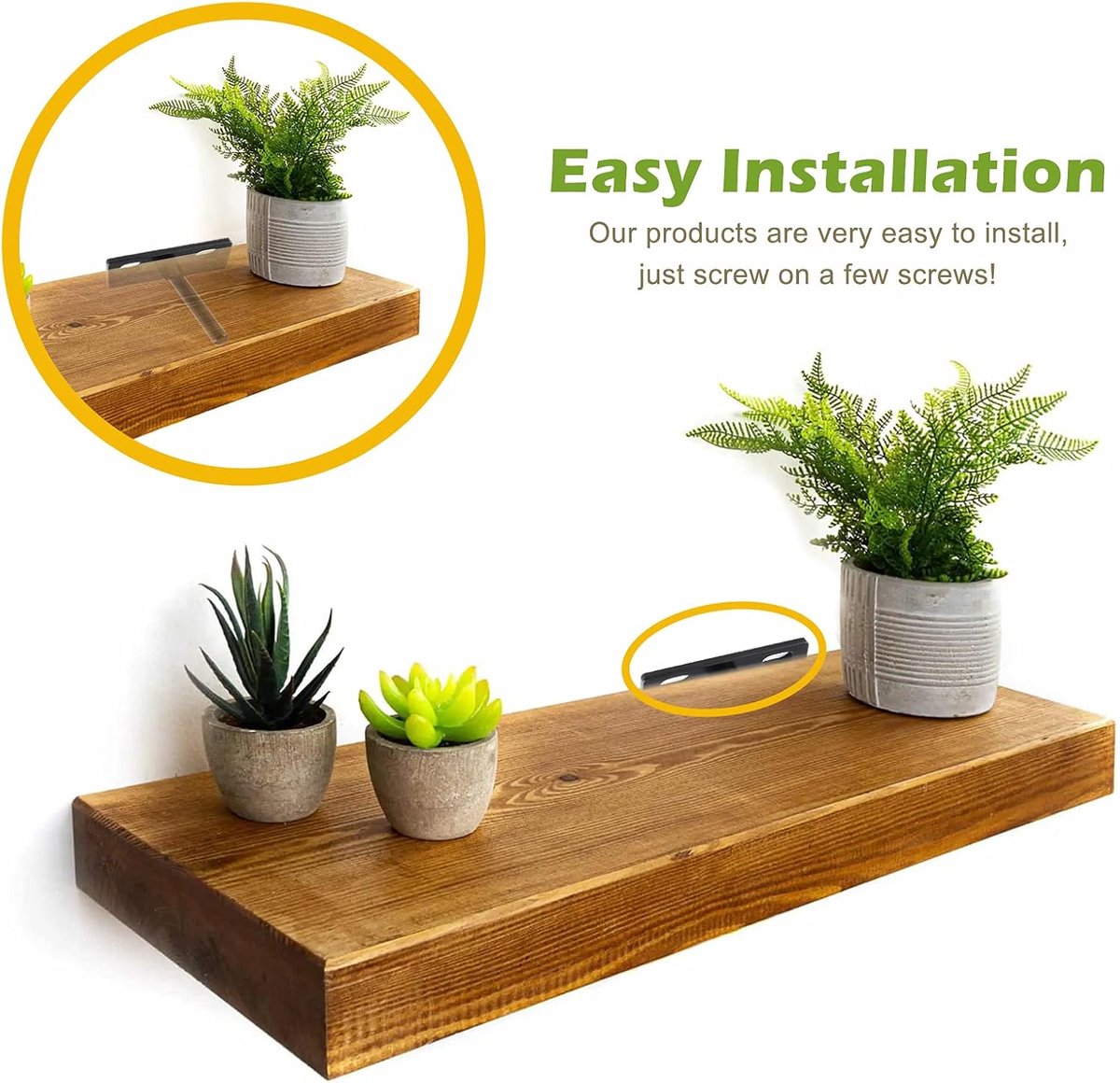 pieces - shelf brackets - 4 inch - shelf bracket - floating shelf support - brackets - floating shelf V1188-NK-BOL-526