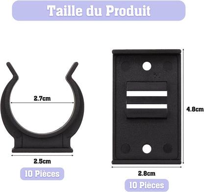 10 pieces - Skirting Clips - Kitchen Plinth Hooks - Kitchen Plinth Clips - for Kitchen Frames Fastening - V1188-NK-BOL-529