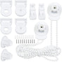 2 set - Roller blind system - roller blind fitting - bead chain - Curtain parts - window decoration V1188-NK-BOL-54