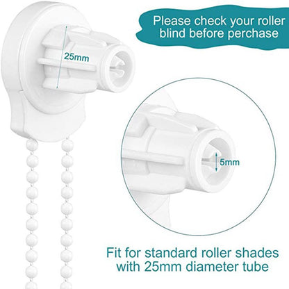 2 set - Roller blind system - roller blind fitting - bead chain - Curtain parts - window decoration V1188-NK-BOL-54