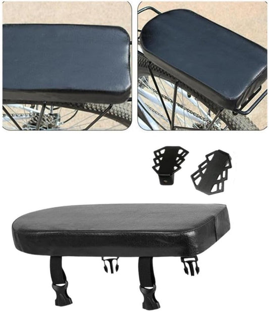 Rear Bicycle Seat - Bicycle Seat Rear Seat - With Footrests - Luggage Carrier Cushion - Rear Bicycle Seat - V1188-NK-BOL-541