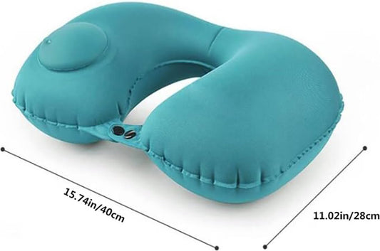 Travel Pillow - Inflatable Travel Pillow - Foldable - Neck Support for Neck Pain - Soft Neck Support for V1188-NK-BOL-544
