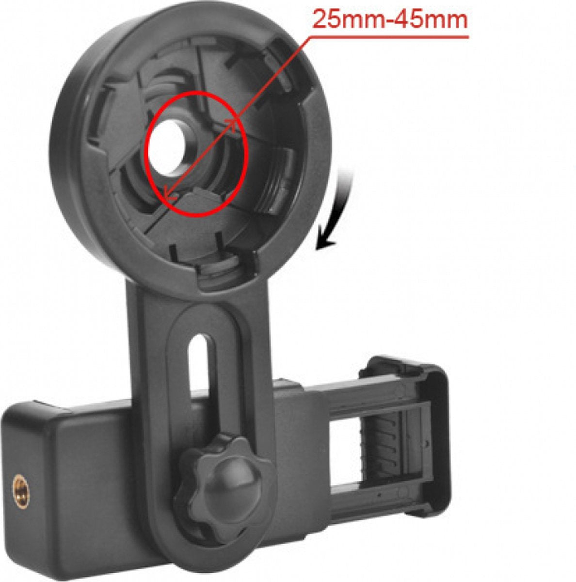 Smartphone Holder - Mobile Phone Adapter Mount - Smartphone Photography Accessory - Phone Camera Lens Set - V1188-NK-BOL-550