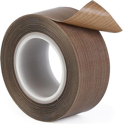 Heat Resistant Tape - Brown - Reliable Bond - Galvanized Silicone Insulating Tape - Teflon - 30mm*10m*0.18mm V1188-NK-BOL-557