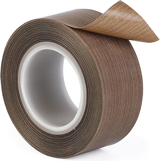 Heat Resistant Tape - Brown - Reliable Bond - Galvanized Silicone Insulating Tape - Teflon - 30mm*10m*0.18mm V1188-NK-BOL-557
