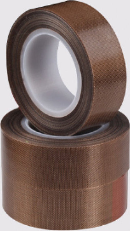 Heat Resistant Tape - Brown - Reliable Bond - Galvanized Silicone Insulating Tape - Teflon - 30mm*10m*0.18mm V1188-NK-BOL-557