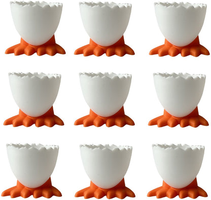 Egg Cups - 9 pieces - Egg Holder - Egg Rack - PP - Egg Cups - Table/Kitchen Items - Egg Storage - White V1188-NK-BOL-56