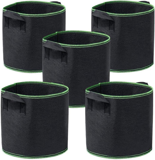 5 pieces - Plant growing bag - Grow bag - 10 Gallon - Grow pot - Plant bag - Sustainable - Reusable - Plant V1188-NK-BOL-560