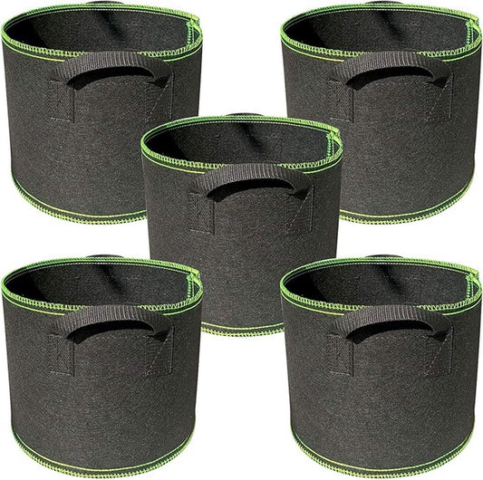5 pieces - Plant growing bag - Grow bag - 5 Gallon - Grow pot - Plant bag - Sustainable - Reusable - Plant V1188-NK-BOL-561