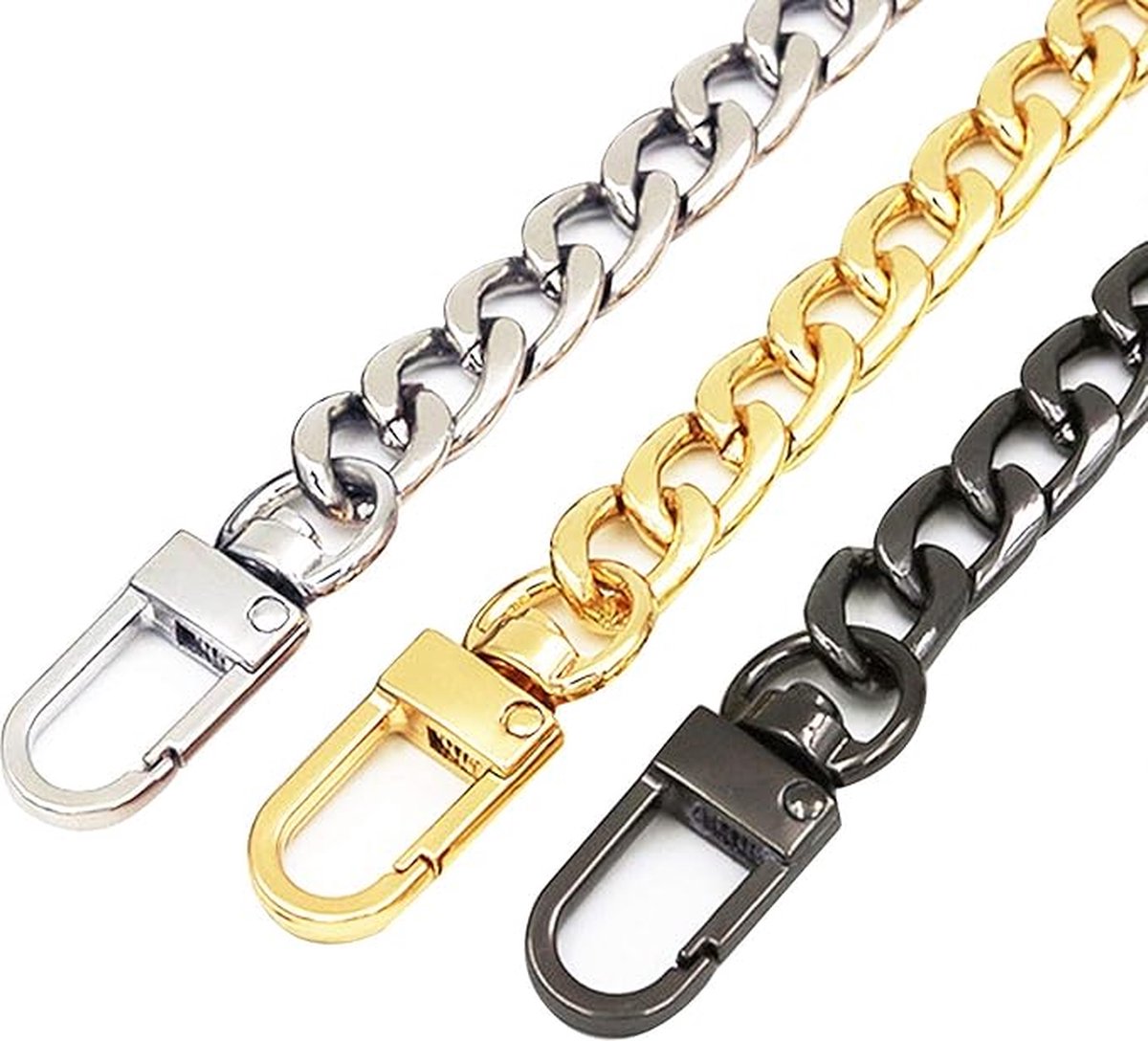 Pieces - Metal Chain - Chain - Bag Strap Chain - Bag Strap - Shoulder Strap - Handbag Strap - Bag Belt - V1188-NK-BOL-573