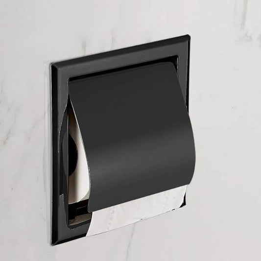 toilet roll holder - Built-in - black toilet roll holder - black toilet roll holder - toilet roll holders - V1188-NK-BOL-576