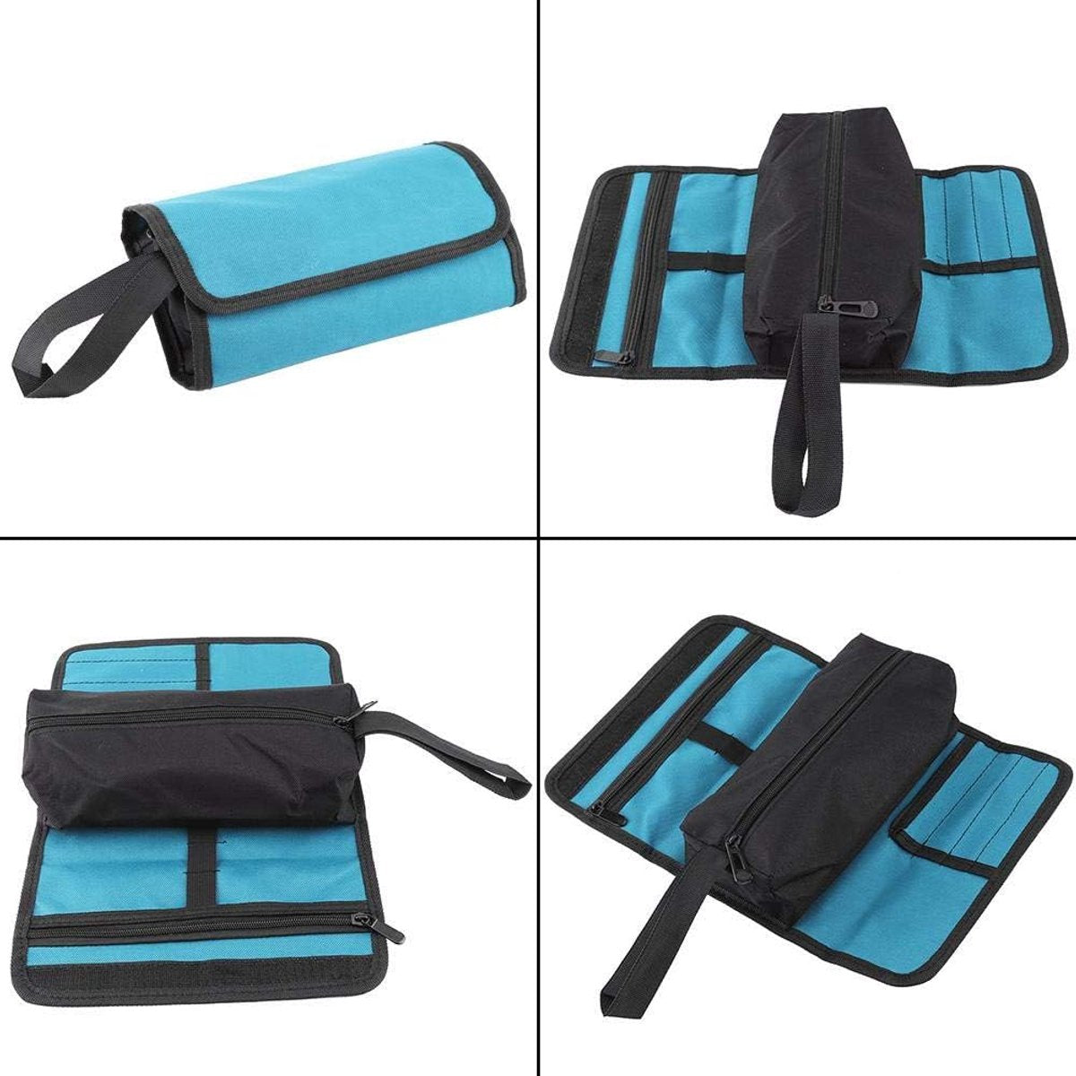 Tool roll - Tool bag - Tool pouch - Cosmetic bag - Storage bag - Tool bags - Universal - 24 x 36 cm - V1188-NK-BOL-579