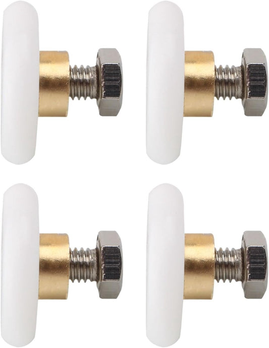 4 pieces - Shower door caster - Shower door wheels - Shower wheels - Sliding door wheels - Shower cabin V1188-NK-BOL-580