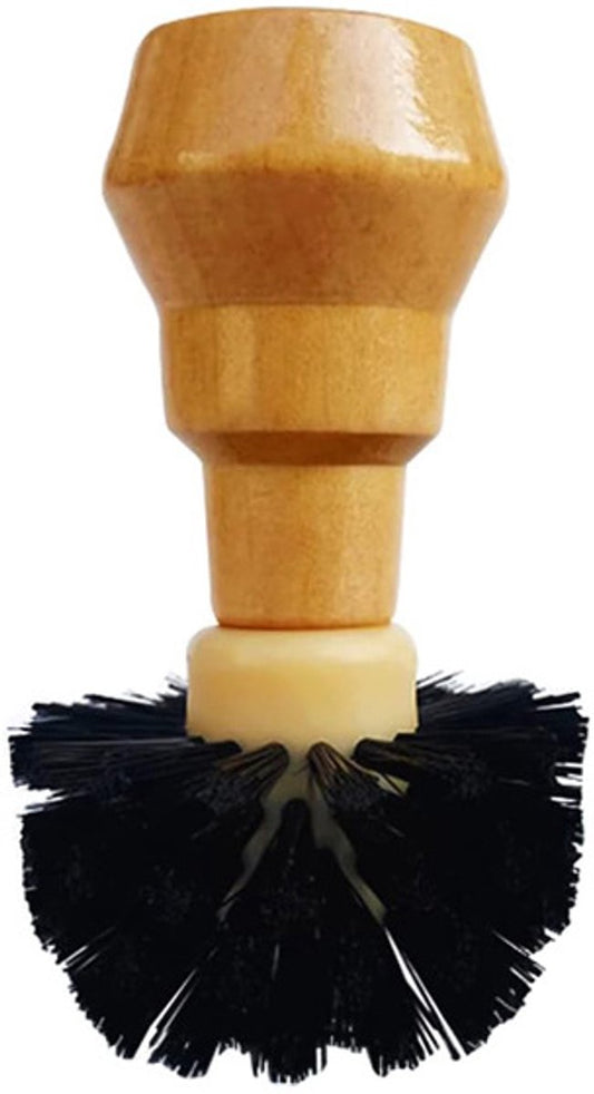 Coffee Brush - Cleaning Brush - Wood - PP - Filter Basket Portafilter Cleaning Brush - Barista Accessories - V1188-NK-BOL-582