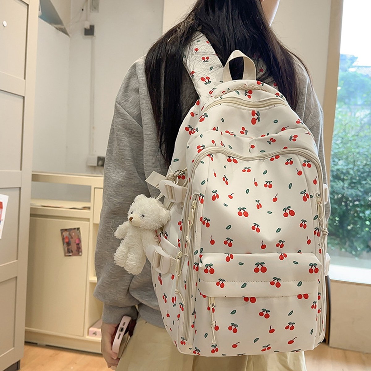 Backpack - School Bag - Backpack - Girl Backpack - School Backpack - School Bag - Tablet Backpack - 20 Liters V1188-NK-BOL-589