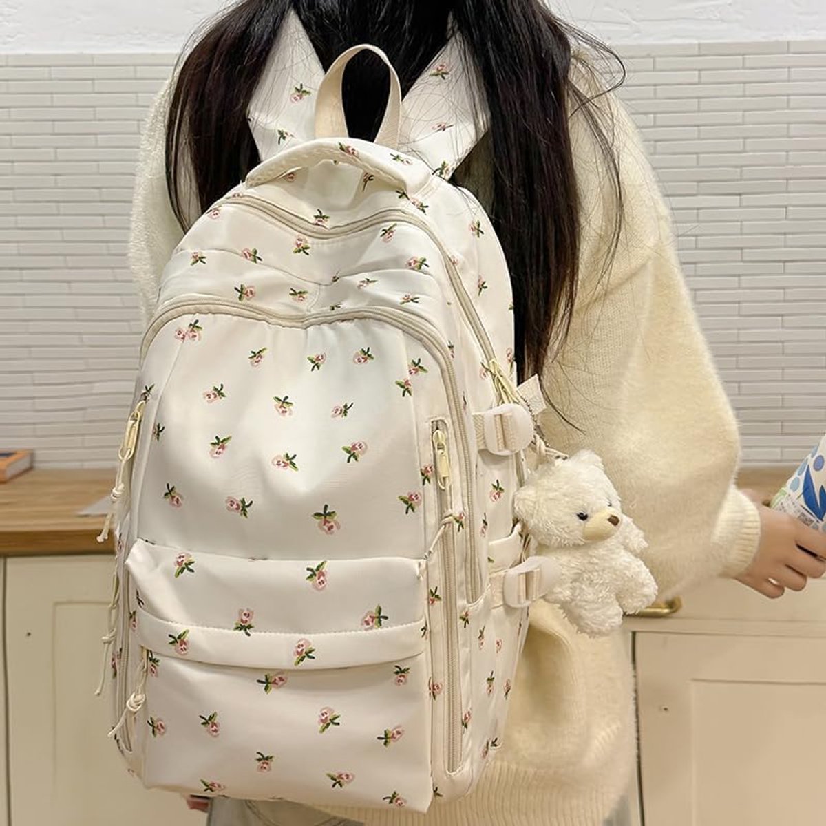 Backpack - School Bag - Backpack - Girl Backpack - School Backpack - School Bag - Tablet Backpack - 20 Liters V1188-NK-BOL-590