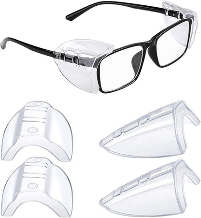 pieces - Side shield protection - side shields - Eye protection - with left and right signs - for small V1188-NK-BOL-597
