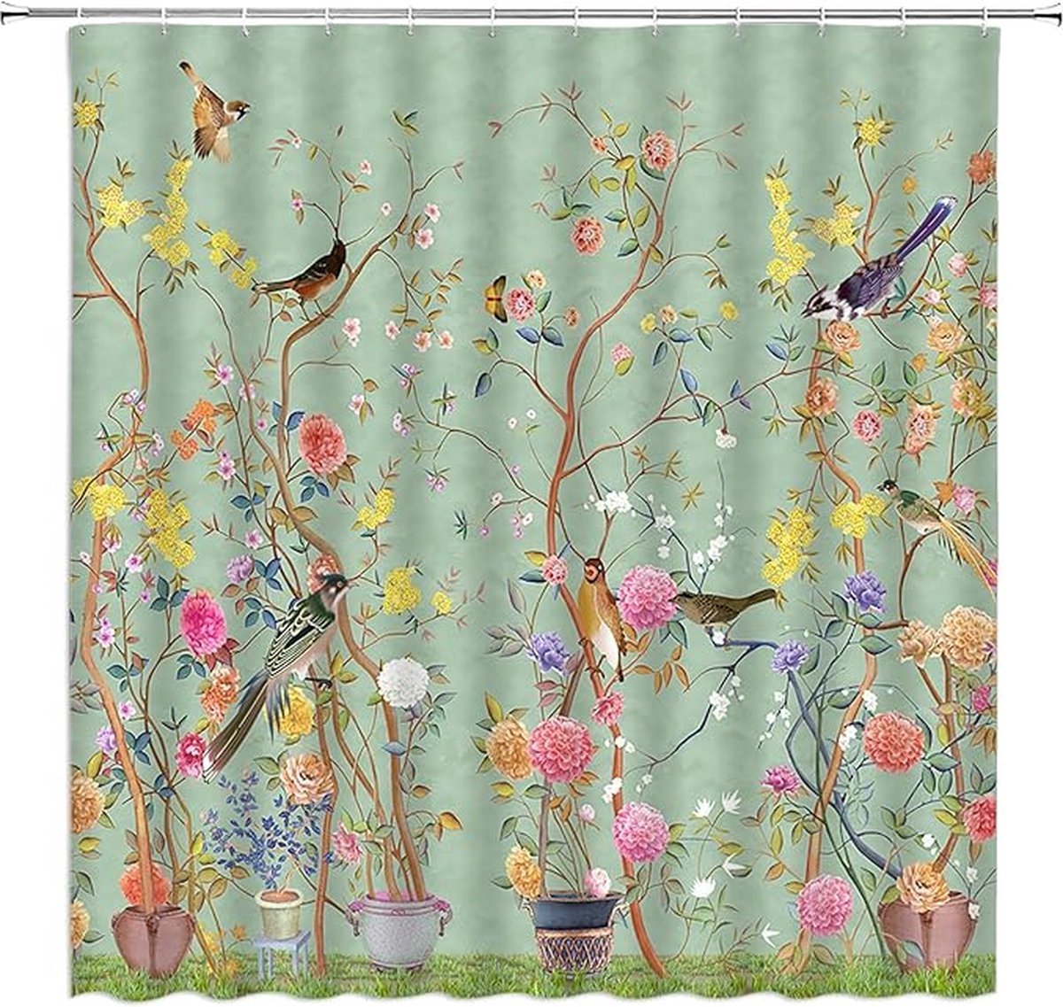 Shower curtain - Waterproof - bath curtain - bathroom curtain - Printed shower curtain - Polyester - V1188-NK-BOL-598