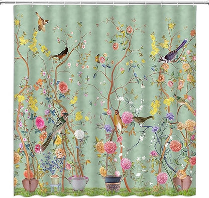 Shower curtain - Waterproof - bath curtain - bathroom curtain - Printed shower curtain - Polyester - V1188-NK-BOL-598