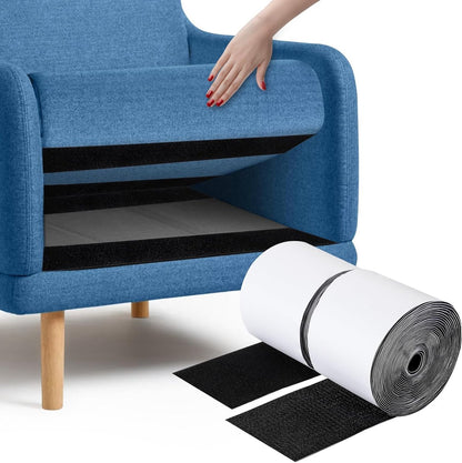 Self-adhesive hook and loop tape 5 meters - hook and loop tape - Black - Strong double-sided self-adhesive V1188-NK-BOL-60