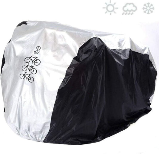 Protective cover - 3 bicycles - Saddle cover - Storage bag - 210D - All weather - 200*105*110 cm(L) - V1188-NK-BOL-602