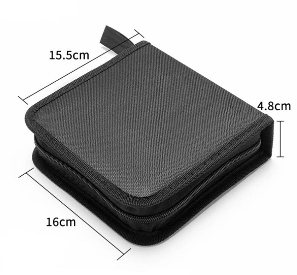CD Case Storage Folder - DVD Case - Oxford Cloth - With Zipper - CD Bag - CD (Rom)/DVD Storage Case - CD/DVD V1188-NK-BOL-619