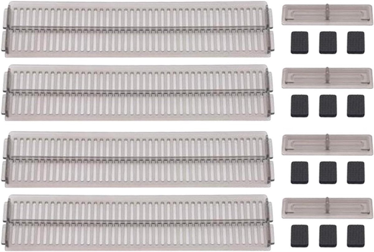 Drawer divider - 4 pieces - Drawer divider - Drawer organizer - Adjustable/extendable (27.5-51 cm) - For V1188-NK-BOL-622