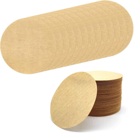 Coffee Filter Paper - 400 Pieces - Coffee Filters - Paper - Wood Fiber - Filters - Round - Replacement V1188-NK-BOL-629