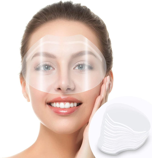 30 pieces - Face shield - Face shield - Splash shield - Face mask - safety mask - Face shield - Transparent - V1188-NK-BOL-632