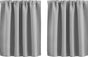 2 pieces - Curtain - Small window curtains - for bedroom kitchen cupboard child basement camper curtains - V1188-NK-BOL-633