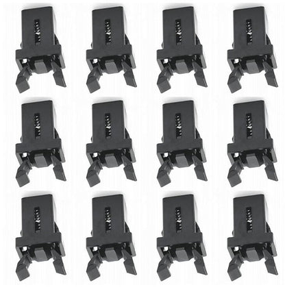 Lock - 12 Pieces - Lock - Plastic - Press Type - Trash Can Lock Replacement - Universal Touch Bin Lid Clamps V1188-NK-BOL-642